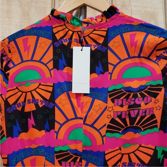 NWT NEVER FULLY DRESSED DISCO GROOVE MIDI DRESS - 4 - Picture 7 of 10